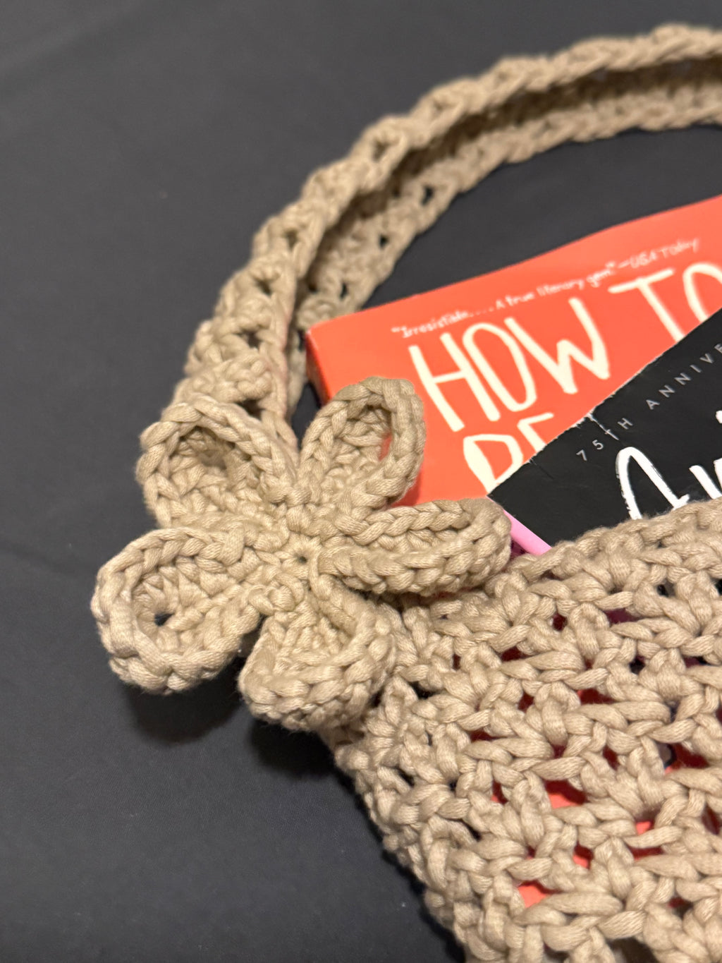 Flower beach purse crochet 🌸