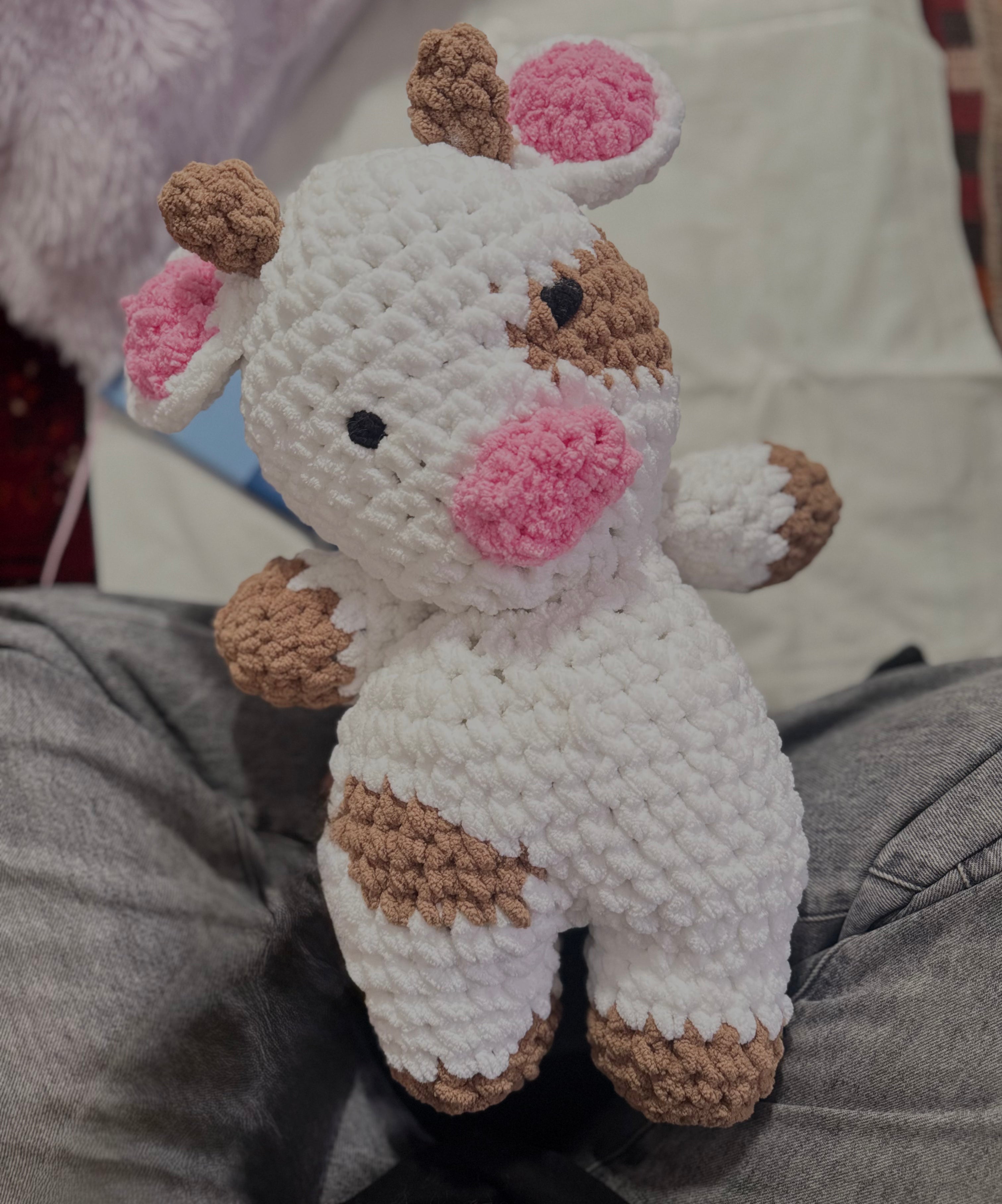Plush Milky Brown Cow